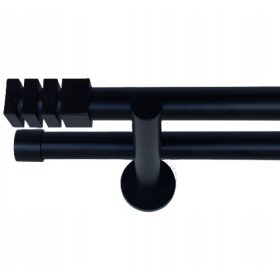  Bastone per tende doppio 19 mm + 19 mm 140 cm