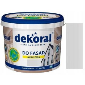    Pittura acrilica per facciate e muri Dekoral 5 l Bianco neve opaco