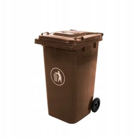   Contenitore, secchio, contenitore in plastica Mirpol 240l marrone