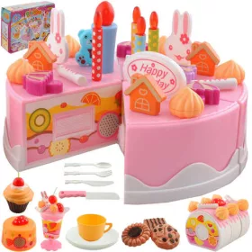    Tagliare la torta di compleanno con il gioco di luci da cucina in velcro, set XXL