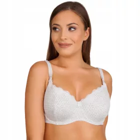    Reggiseno per allattamento in cotone 1644 Jovite - grigio chiaro, 95F, Standard
