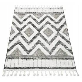    TAPPETO SHAGGY BOHO PER SALOTTO CAMERA DA LETTO COPPIA MORBIDO CON FRANGE 60x100 CM