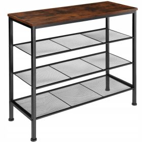   Scarpiera TecTake 80,5 x 72,5 x 30,5 cm tonalità nero, marrone