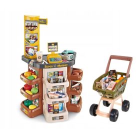    CARRELLO DEL NEGOZIO SUPERMERCATO CARRELLO SCANNER 47accessori