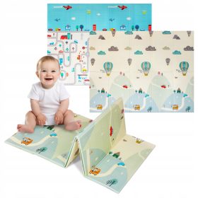    Tappetino educativo, grande, double face, pieghevole, 180x200 cm, Lionelo Salma