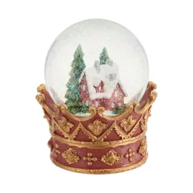   Palla natalizia in vetro con carillon, altezza 14 cm, HOLY TIME VILLA ITALIA