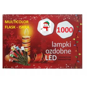    SET LUCI PER ALBERO DI NATALE 100LED -1000LED ESTERNO INTERNO FLASH SPARK