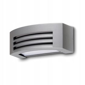    Lampada da parete da giardino Kwazar, sfumature di grigio e argento, E27, 40 W