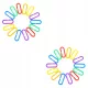 Catena a C per bambini con clip Ganci a C con catena con clip. Giocattoli per uccelli