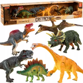    Dinosauri Grande set di figure mobili Dinosauro x 6 Parco per bambini