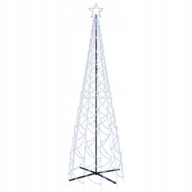  Albero di Natale CONICO a LED, 500 bianco freddo, 100x300