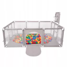  Box per Bambini, Parco Giochi, Basket, Porte, 200 palloni