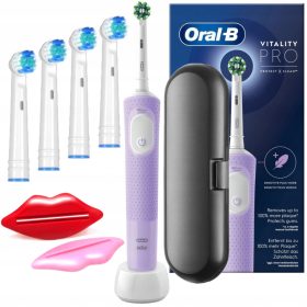    Set spazzolino elettrico Oral-B Vitality Pro D103 scatola viola