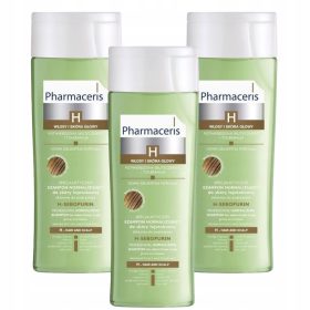   Shampoo Normalizzante Sebopurin Pharmaceris H per Capelli Grassi e Cuoio Capelluto Oleoso, 250 ml