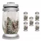  Bolsius Candle Lantern Candele in vetro STRING inserto in paraffina 36h - 6 pezzi