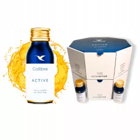   Collibre Active: Integrazione di Collagene Naturale da Bere per un Benessere Attivo - 30 Bottiglie da 60 ml
