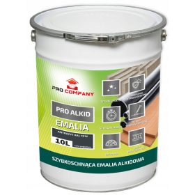   PRO ALKID Smalto Alchidico ad essiccazione rapida 10l Antracite RAL 7016