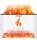  Diffusore di aromi per aromaterapia LED FLAME AromaFire Sale dell'Himalaya bianco