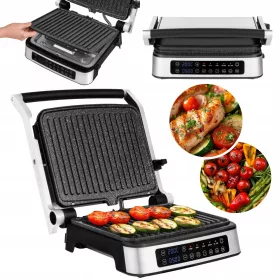  Zeegma Chef 2100W Silver Grill elettrico a contatto