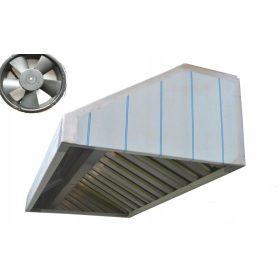 Cappa Ristorazione 100x70x40 Filtri Ventilatore Nuovo