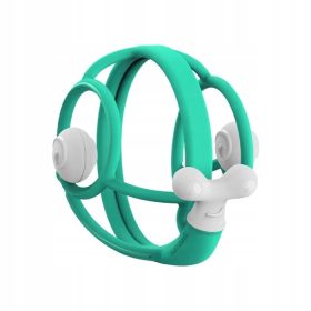    Massaggiagengive ortodontico, con sonaglio Mombella, silicone, tonalità del blu