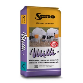 SANO MILLI LATTE PER VITELLI, 1 PERIODO DI ALLENAMENTO 25KG