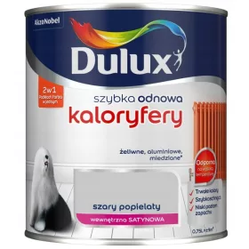    Vernice acrilica Dulux per metallo 0,75 l, grigio cenere satinato