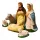  SET DI FIGURINE DIPINTE per presepe NATALIZIO LABORATORIO POLACCO