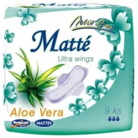  Assorbenti igienici con ali Mattes Aloe Vera 9 pz.