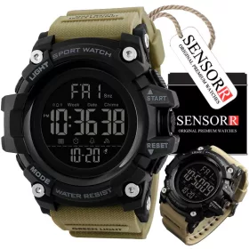    Orologio da uomo SENSORR Orologio sportivo da uomo cronometro elettronico S202