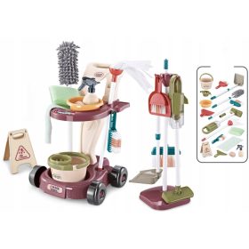    SET PULIZIA LITTLE HOUSEWAY SECCHIO CARRELLO PER MOP ACCESSORI