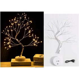    LAMPADA NOTTURNA LUCI DI NATALE LAMPADA NOTTURNA ALBERO DECORATIVO 108LED XXL 50cm