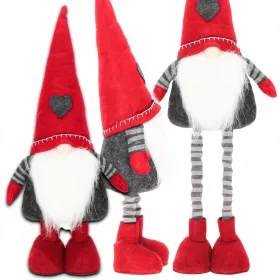    Gnomo di NATALE, elfo, in piedi, GNOMO telescopico, GRANDE REGALO, FIGURINA XXL