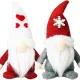  ELFI DI NATALE SEDUTI gnomo di NATALE gnomo Babbo Natale XXL 2 pz.