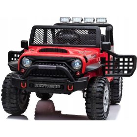  Auto a batteria JEEP 4X4 XMX617 ROUGH SPEED 12V 10AH ROSSO
