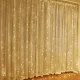  Decorazione TENDA LED (200 LUCI LED) 3M X 2M BIANCO CALDO / BIANCO CALDO