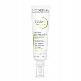  Bioderma Sebium Kerato+, Gel-Crema Antiacne per Pelli Grasse, 30 ml