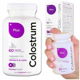   Colostrum Plus con Vitamina C, Zinco e Vitamina D3 in Capsule - Integrazione per le Difese Immunitarie