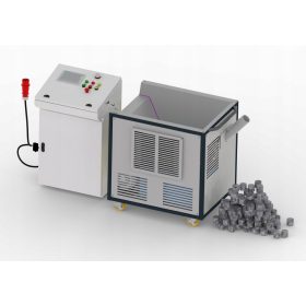   Bricchettatrice BISON CNC 150. Pressa per alluminio, acciaio, materie plastiche