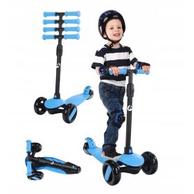  Monopattino a tre ruote Aurora F3, nero