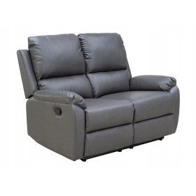    Divani Signal 136 x 94 cm, pelle artificiale, sfumature di grigio