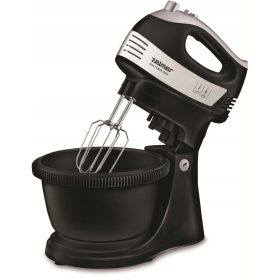   ZELMER ZHM2459B IMPASTATRICE 700W VASCA GIREVOLE TURBO 5 VELOCITÀ NERO ARGENTO