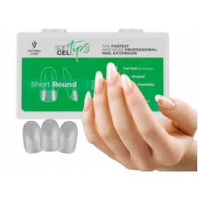    VICTORIA VYNN PUNTE SOFT GEL PUNTE TONDE CORTE OVALI CORTE OVALI 500 pz