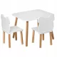  SET MOBILI PER BAMBINI, TAVOLO 50x60 E DUE SEDIE ORSO