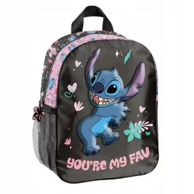    Zaino asilo monoscomparto Lilo e Stitch Paso per ragazzi, ragazze, nero, Sfumature di blu, Multicolor