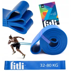    GOMMA DI RESISTENZA PER ESERCIZI POWER BAND Fasce da allenamento BLU STRONG 32-80kg