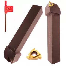   Coltello girevole SER 25x25 M16 1 pezzo + Inserto 1 pezzo SH 16ER AG60 1-3 60'