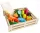  FRUTTA E VERDURA IN LEGNO DA TAGLIO CON VELCRO COLTELLO Set Velcro XL
