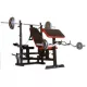  Ampia panca da allenamento regolabile con predicatore MULTI GYM