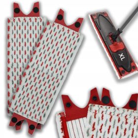   Inserto per mop piatto LACEUP Ricambio Inserto per mop Vileda ultramax Sostituzione 42 cm